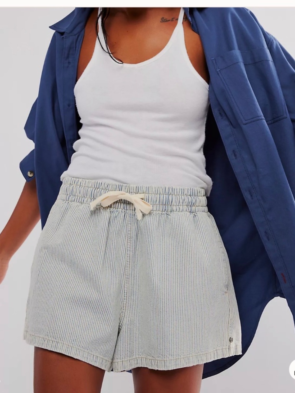 One Teaspoon Denim Boxer Shorts Size Medium in Army